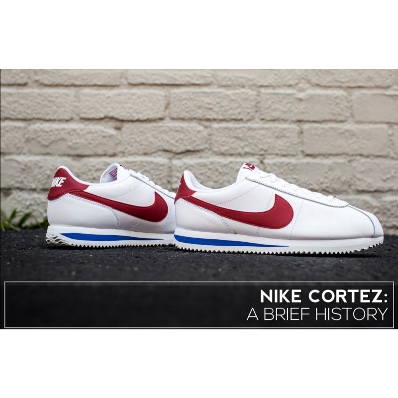 ORIGINAL GUARANTEE BNIB. NIKE CORTEZ XLV CLASSIC CORTEZ WHITE RED