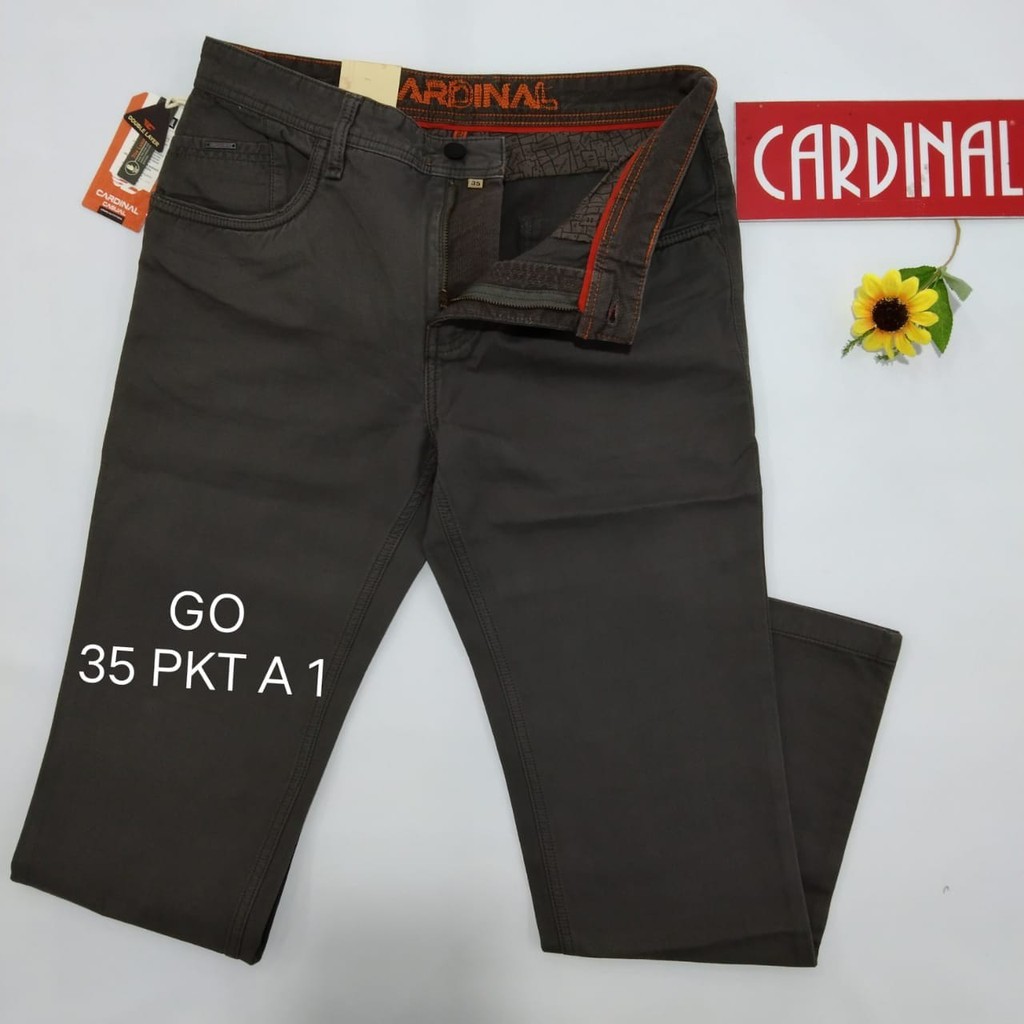 gof 35-PKT CARDINAL CASUAL CELANA POCKETS PANJANG Celana Chino Pria Fashion Laki Brand Kekinian