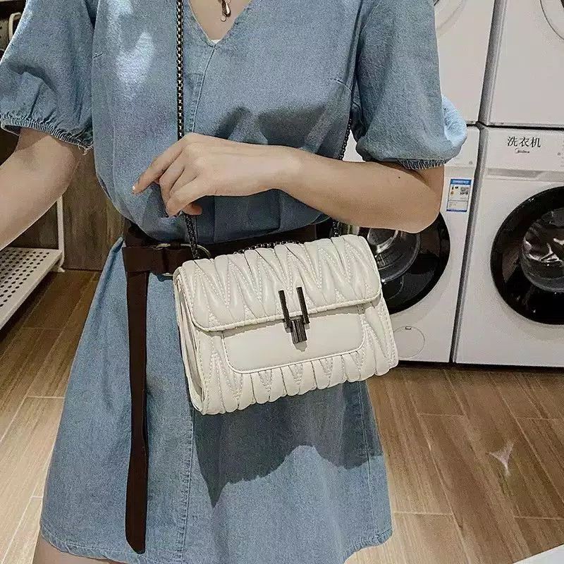 Tas Selempang Slingbag Wanita Import Fashion Shoulder Bag Tali Rantai