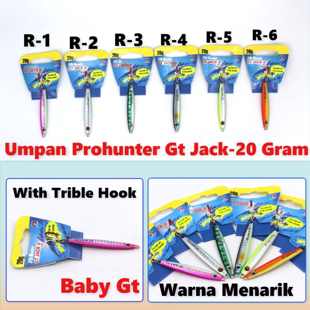 Umpan Jig Prohunter GT Jack 20 gram