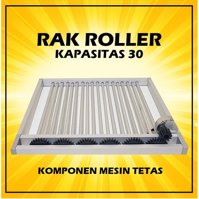 Paket XH Rak Roller Kap. 30 untuk Mesin Tetas Telur Full Otomatis Penetas MTTU