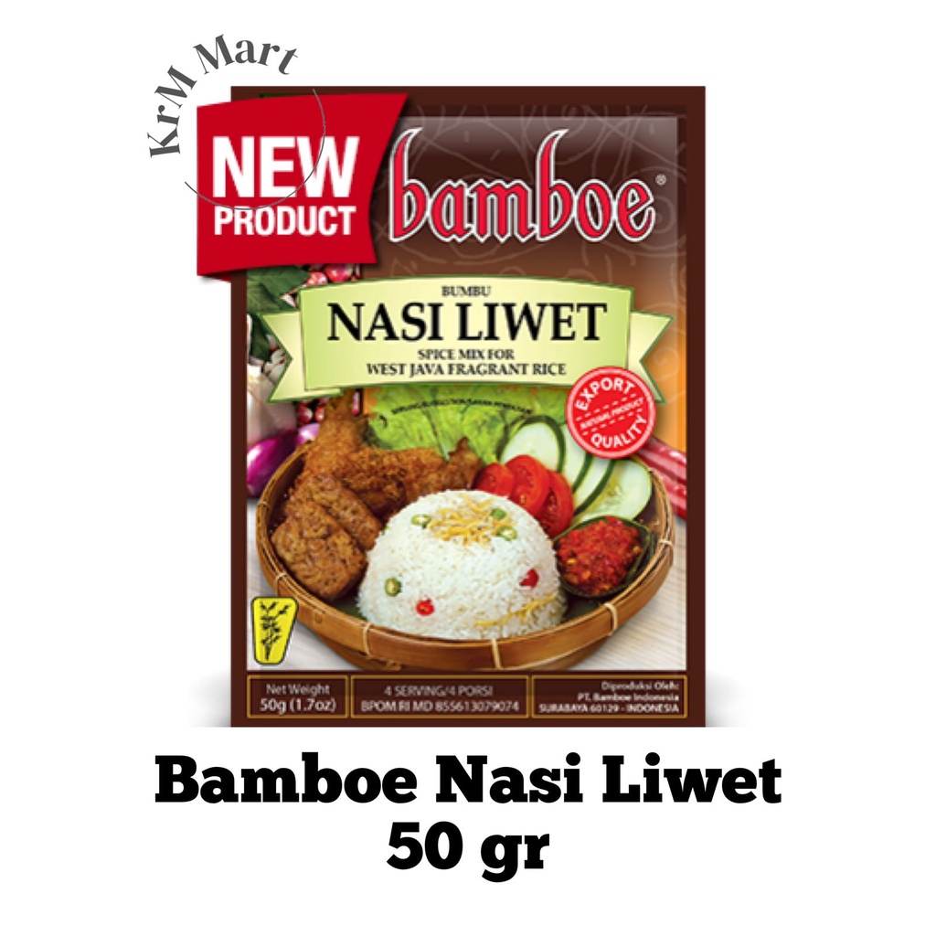 

Bamboe Nasi Liwet bumbu instan masakan dapur varian nusantara