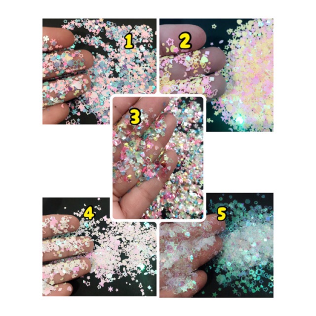 glitter nail art glitter slime glitter heart scrapbook star hollow