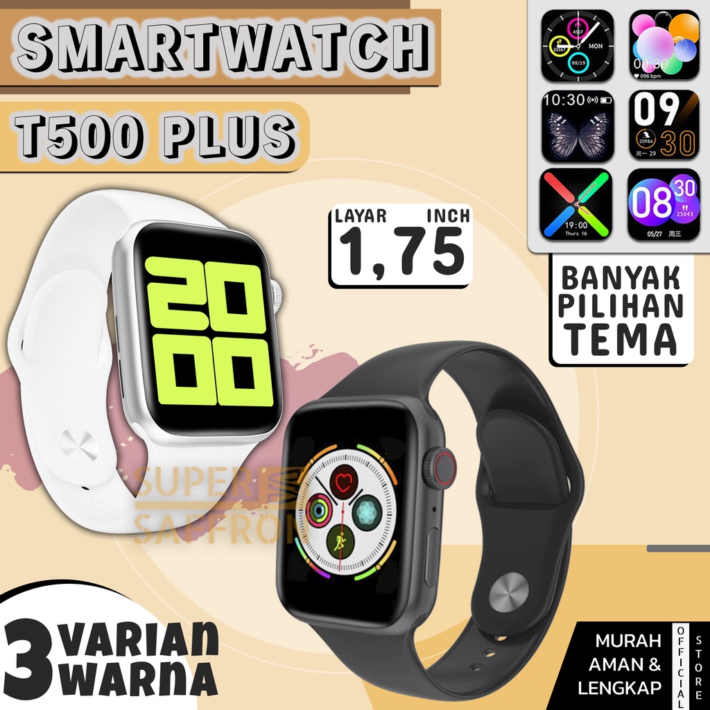 New SMARTWATCH T500 PLUS HIWATCH SERIES 6 Layar Sentuh 1.75 " FASHION BERKUALITAS
