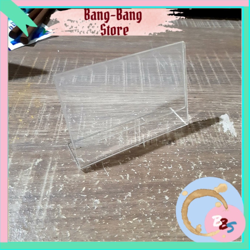 

Bisa COD "Bang-Bang Store" - Tempat Kartu Nama Akrilik - Acrylic Name Card