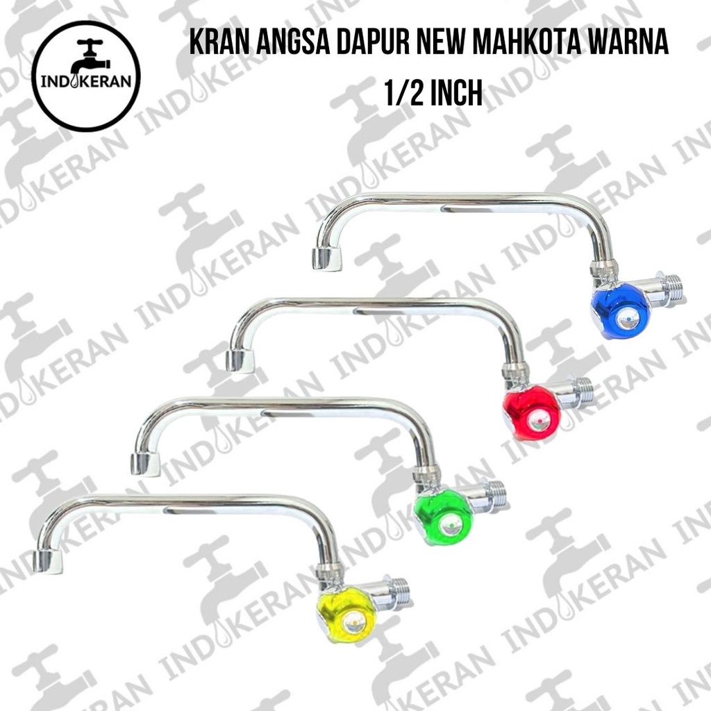 INDOKERAN - Kran Angsa New Mahkota Warna - 1/2 Inch