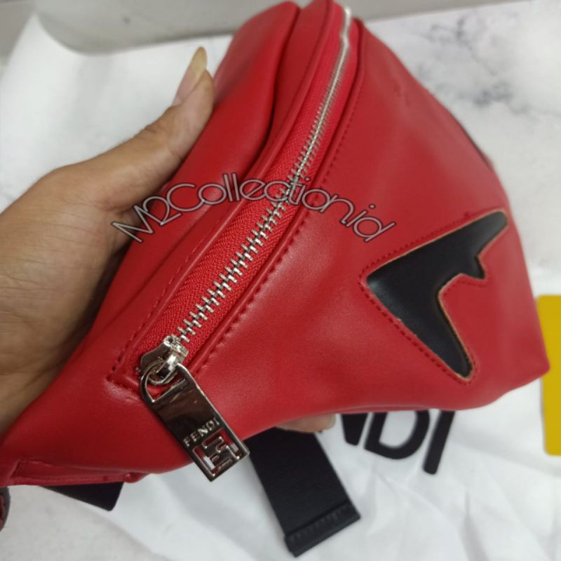 BUMBAG FENDI Diabolic Red Eyes Belt Bag