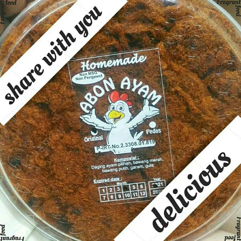 

ABON AYAM HOMEMADE 100gr toples