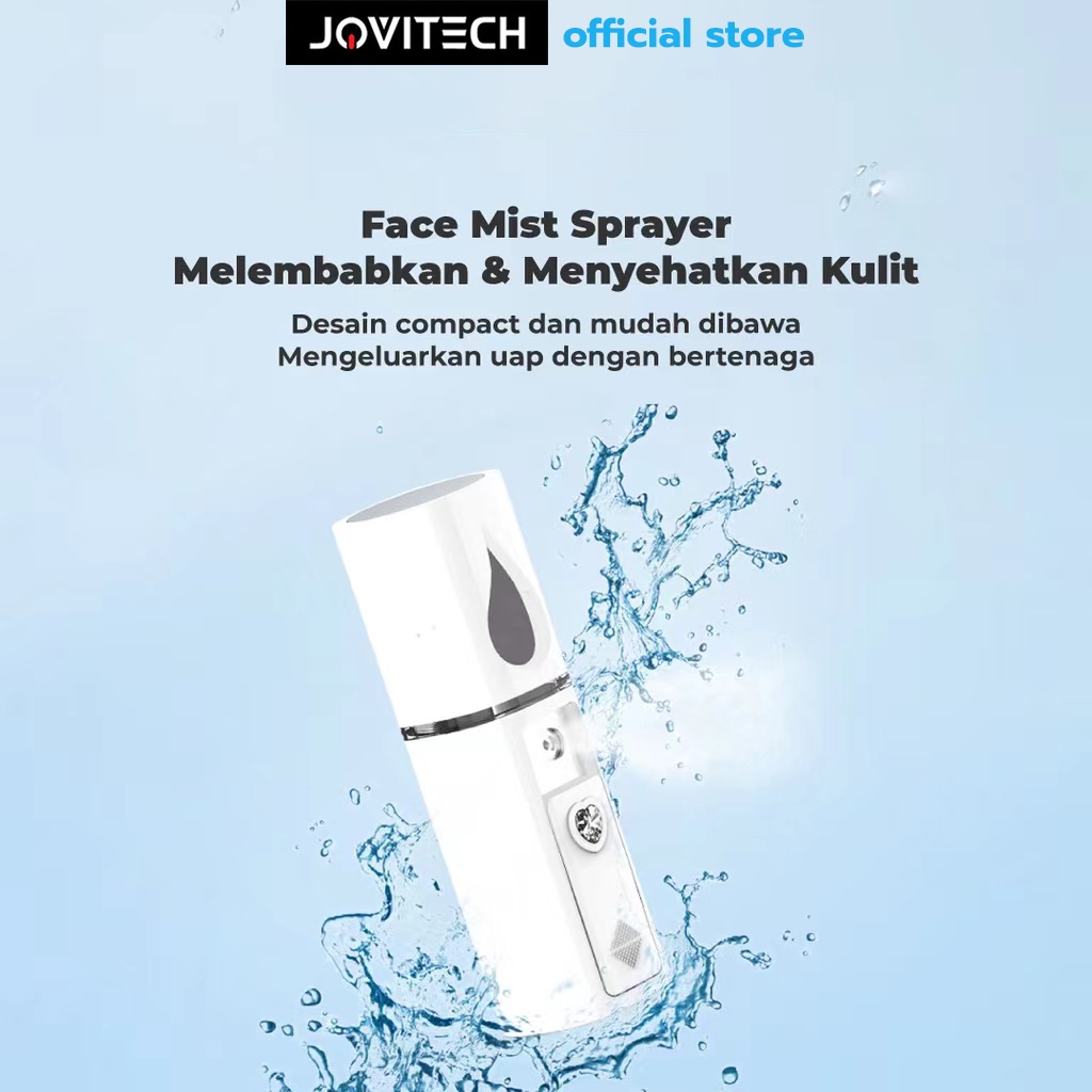 【COD】Jovitech Nano Spray Cermin Perawatan Wajah Mini Portable USB Mist Sprayer Pelembab Wajah