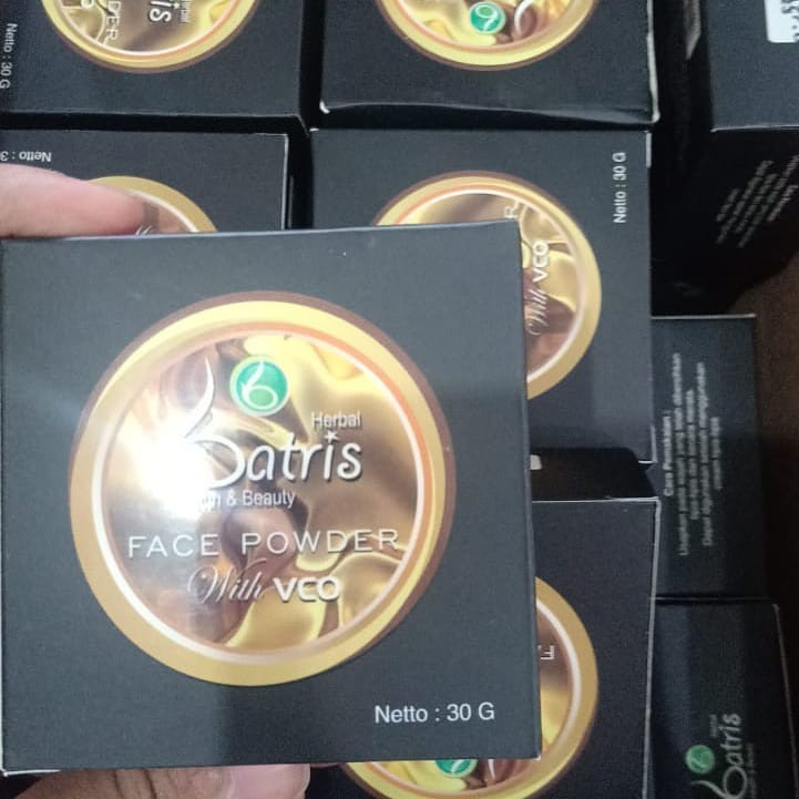 Face Powder Batrisyia Herbal / Bedak Tabur Premium dengan VCO