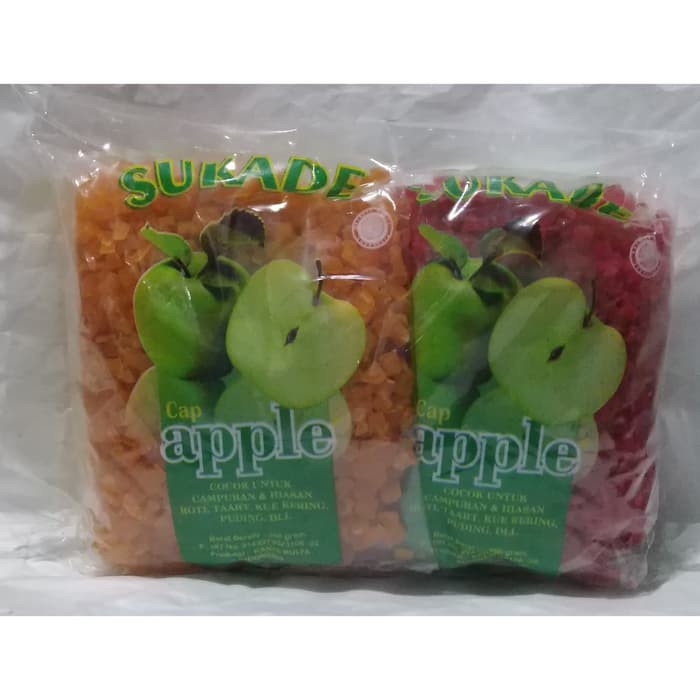 

Sukade/ Topping Apel Warna Warni 1kg
