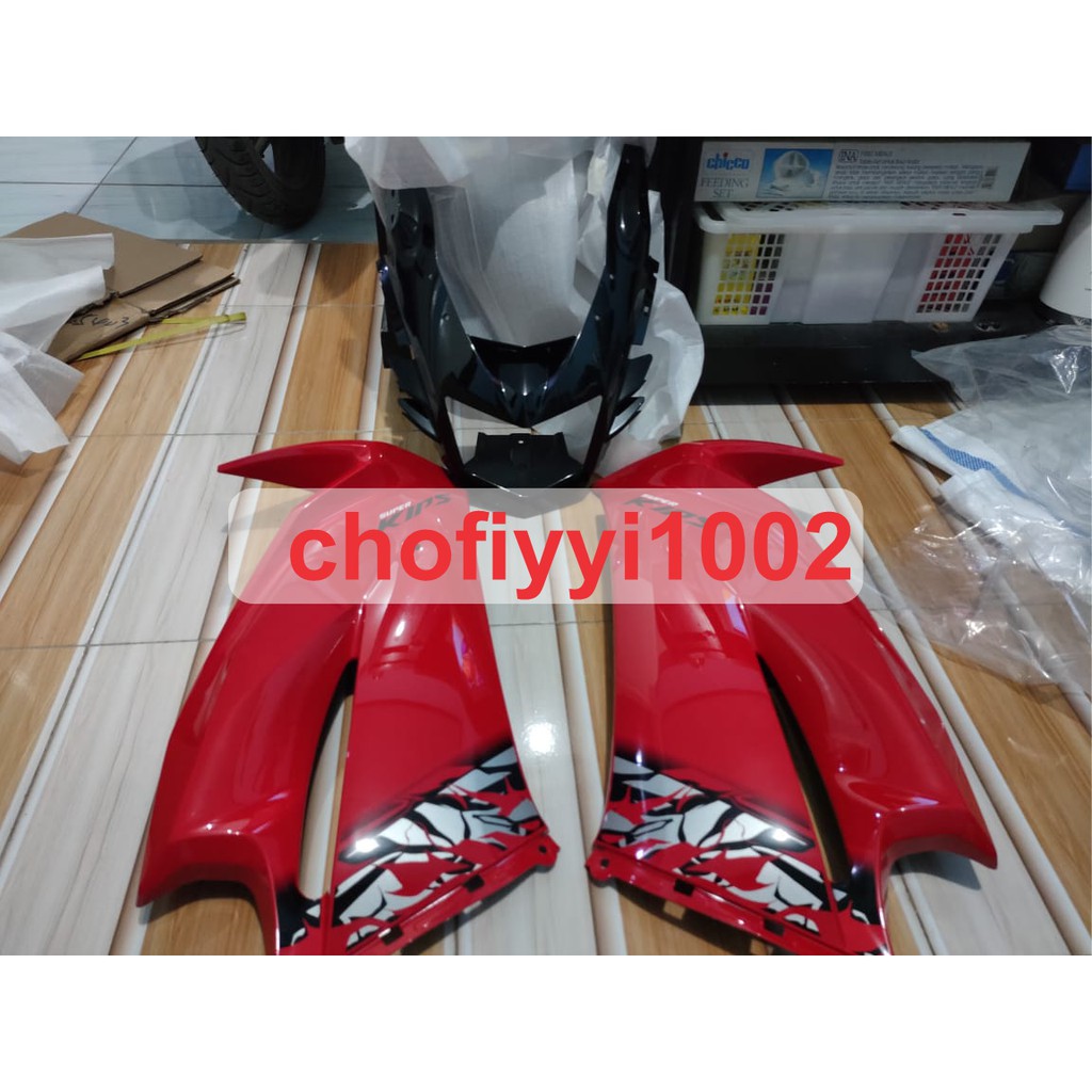 Fairing Batok lampu Ninja RR New Lis merah 2013 Original Kawasak