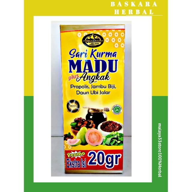 

Sari Kurma Madu Plus Angkak Malaya 33 Untuk Sakit Tipes DBD