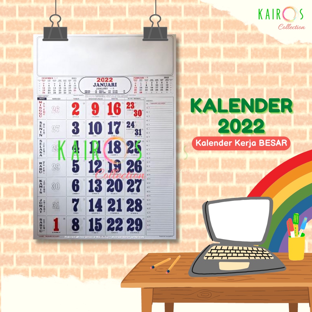 Kalender Kerja Besar 2022