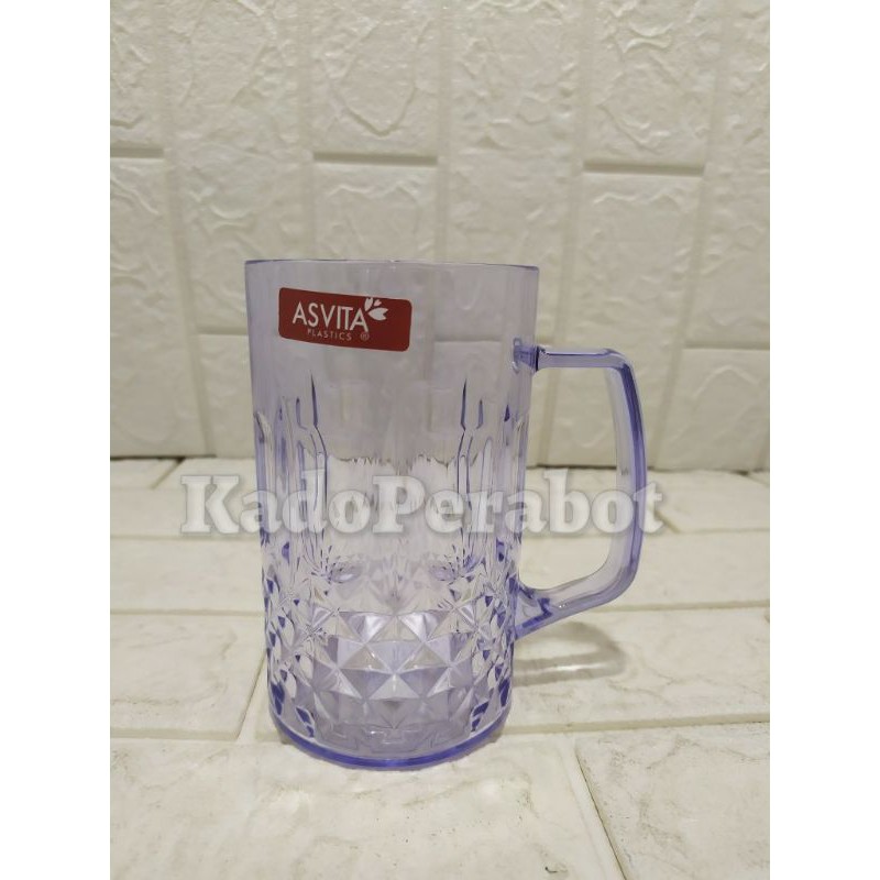 gelas bir crystaline 550ml GB 113 - gelas mika motif kristal cantik