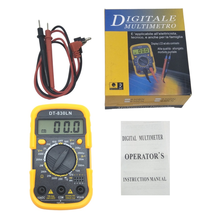 Multimeter DT830LN Multitester Digital Mini DT 830 LN Tester Digitale Avometer