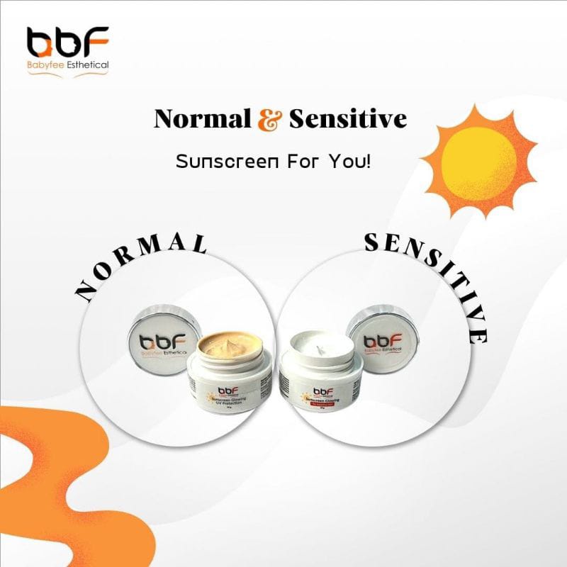 SUNSCREEN BBF GLOWING UV PROTECTION / BBF SUNSCREEN / SUNSCREEN BBF / SUN BLOCK / SUN CARE / TABIR SURYA