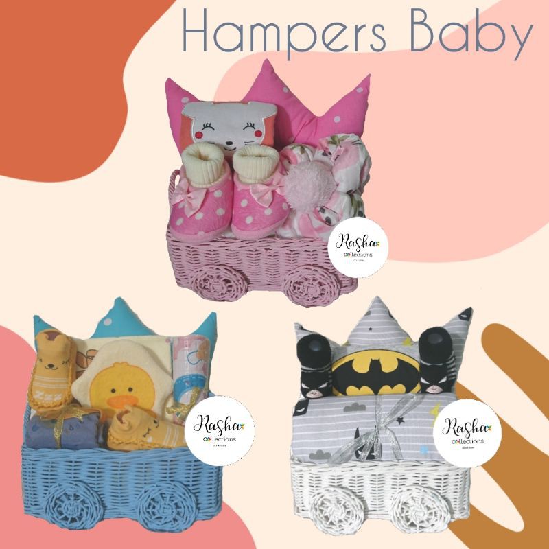 Hampers Baby Gift Set Parcel Souvenir Paket Kado Lahiran Bayi Laki-laki Perempuan Newborn