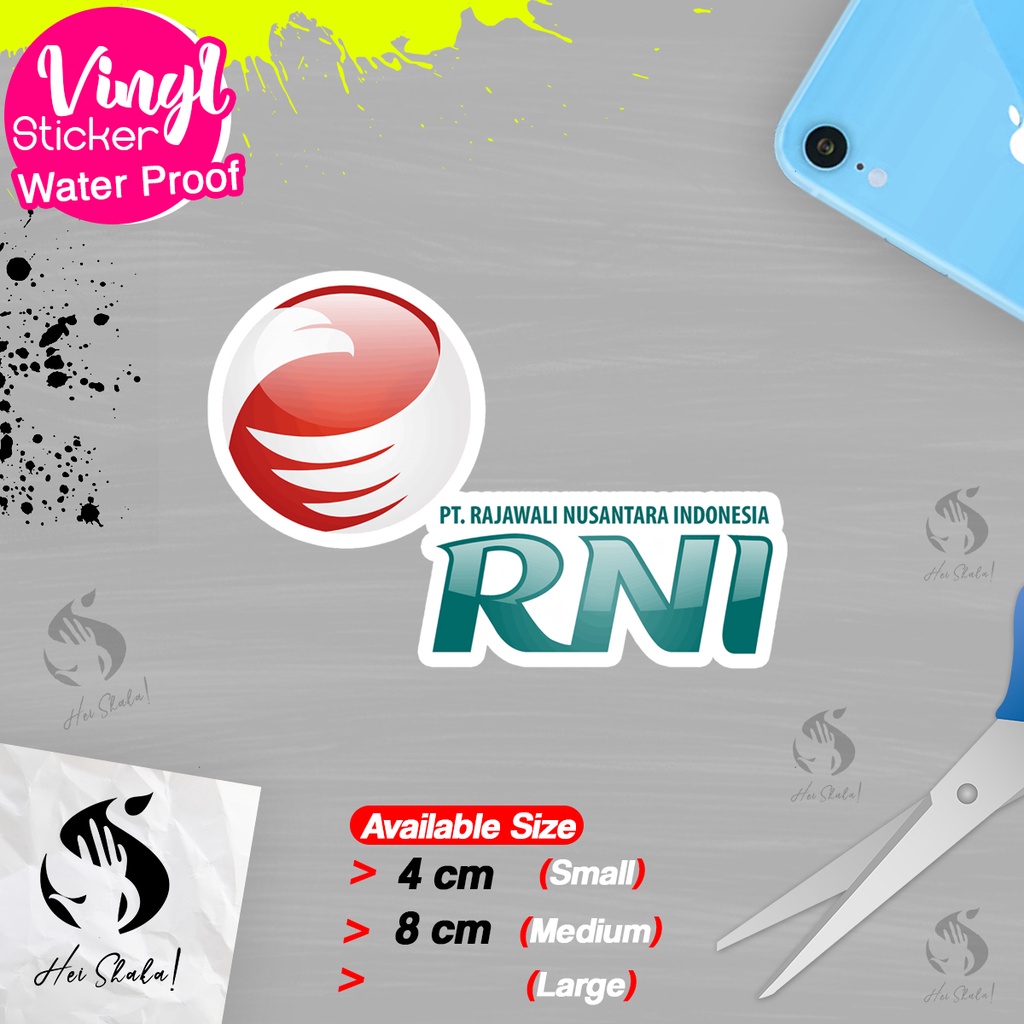 

Stiker Rajawali Nusantara Indonesia Persero Sticker Logo Perusahaan BUMN Bahan Vinyl Anti Air