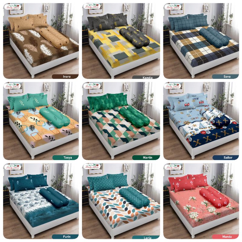 SPREI LADY ROSE 140X200 UKURAN KHUSUS (Pre Order)
