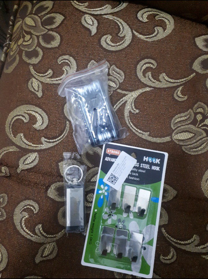 [best Quality] Gantungan Serba Guna Adhesive 1 Set 6 Pcs