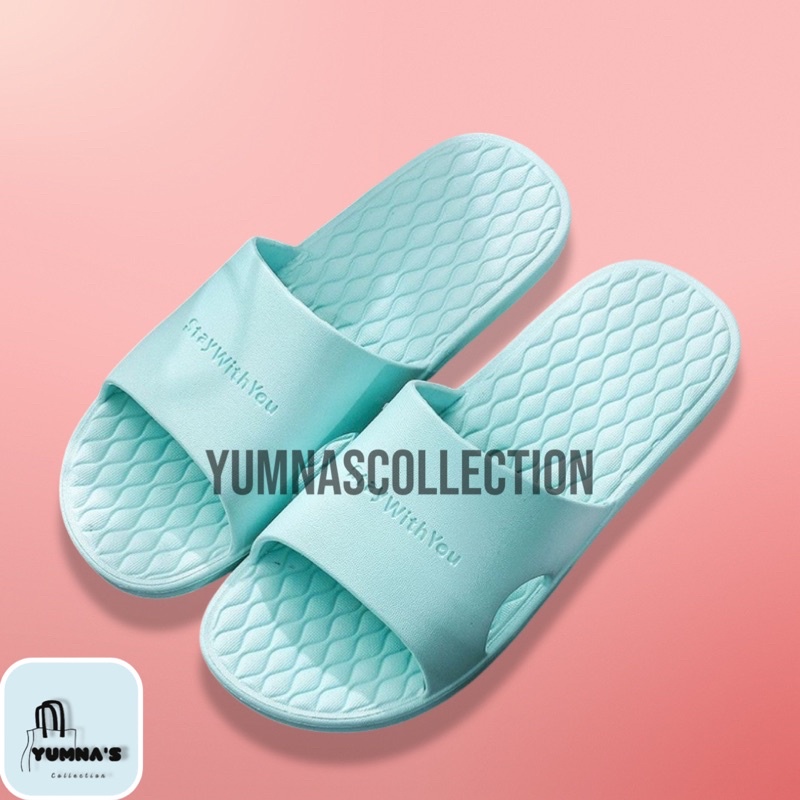 Sandal Rumah Berkualitas, Sandal Kamar Mandi, outdoor indoor, Berbahan Empuk Sandal Karet Wanita Pria Couple