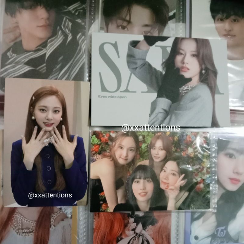 Message card sana bundle pc tzuyu ewo + pc unit