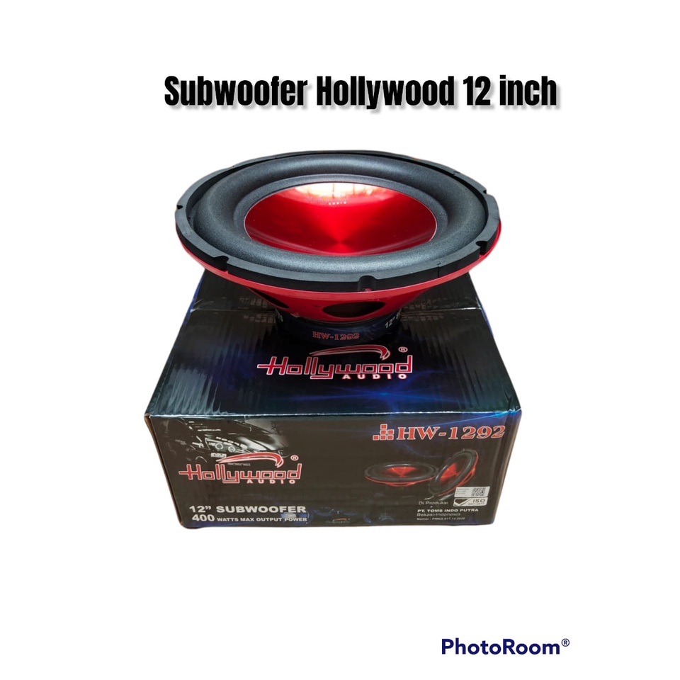 Subwoofer Hollywood 12inch HW/1292 Double Coil HW Speaker Mobil BassBox Aktif Hollywood Audio