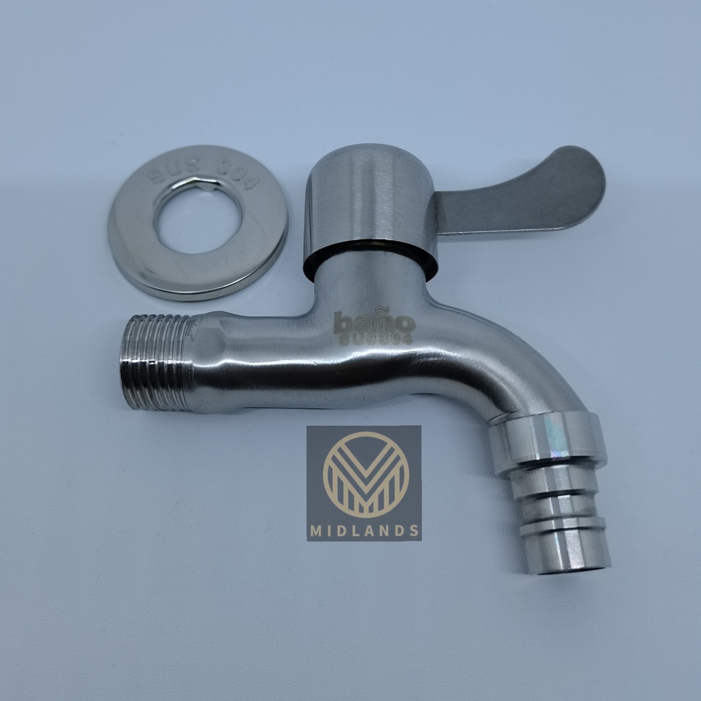 Keran Taman Stainless , Kran Taman , Kran Air Stainless 304 merk Bano