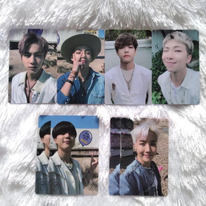 photocard ld butter bts pws/m2u/soundwave pc luckydraw namjoon jin taehyung jimin j-hope