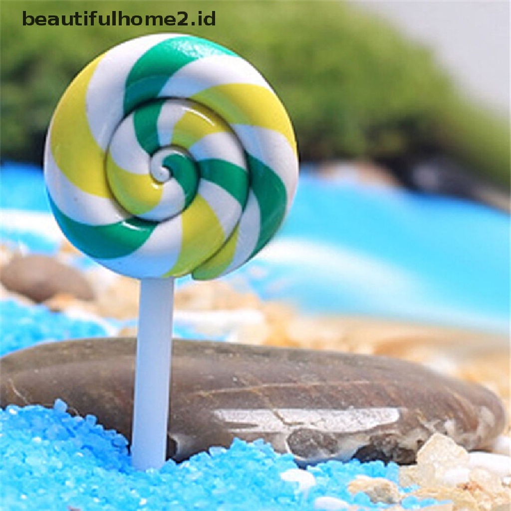 (Beautifulhome2.Id) 5pcs Miniatur Permen Lolipop Untuk Dekorasi Rumah Boneka