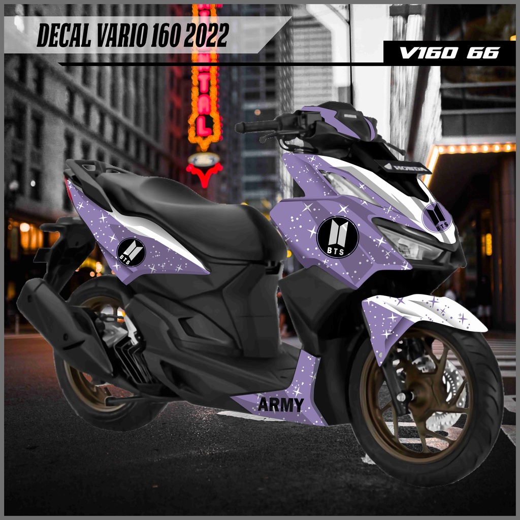 Decal sticker full body vario 160 BTS ARMY