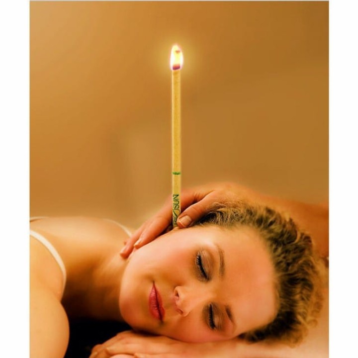 Ear Candle Pembesih Telinga / Lilin Indian Pembersih Kuping Terompet / Aromaterapi (1 Pak 2PCS)