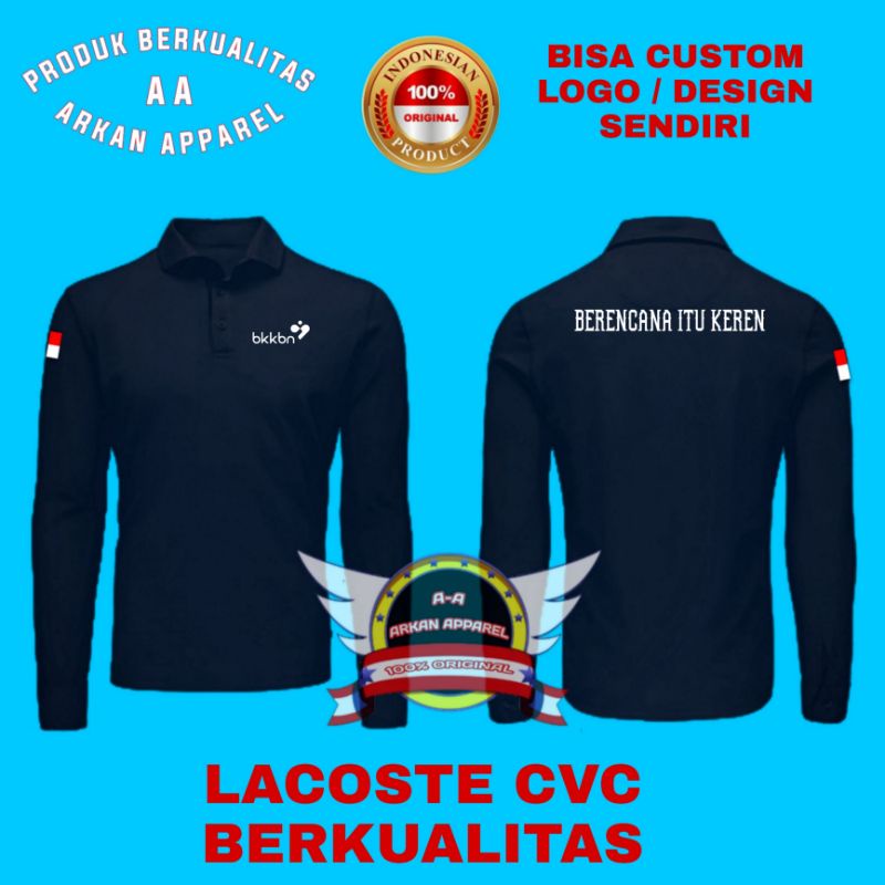 KAOS KERAH BERENCANA ITU KEREN BKKBN KAOS POLO SHIRT BKKBN