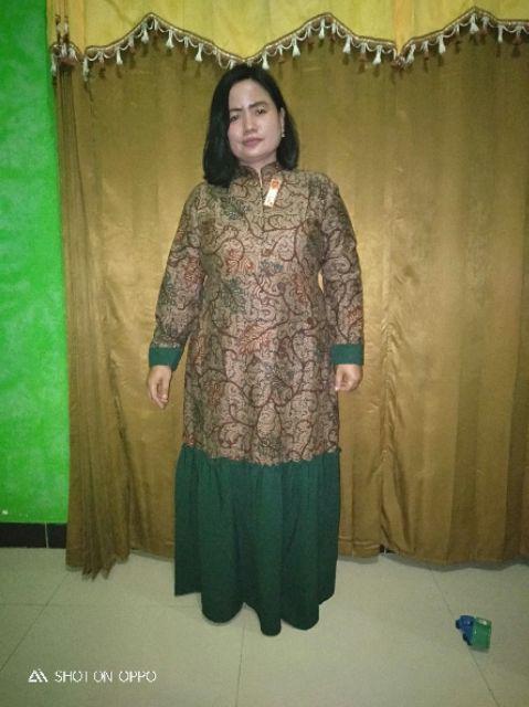 •promo !!!!!{ori & Busui}gamis Batik Rempel Ori Meisya Style Syari
