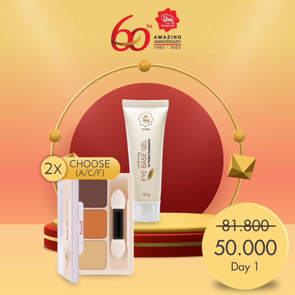 Paket 1 Eye Base Gel 2 Eye Shadow