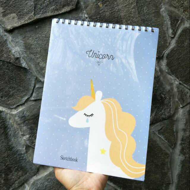 

Sketchbook Unicorn // Graceful Unicorn Spiral Note