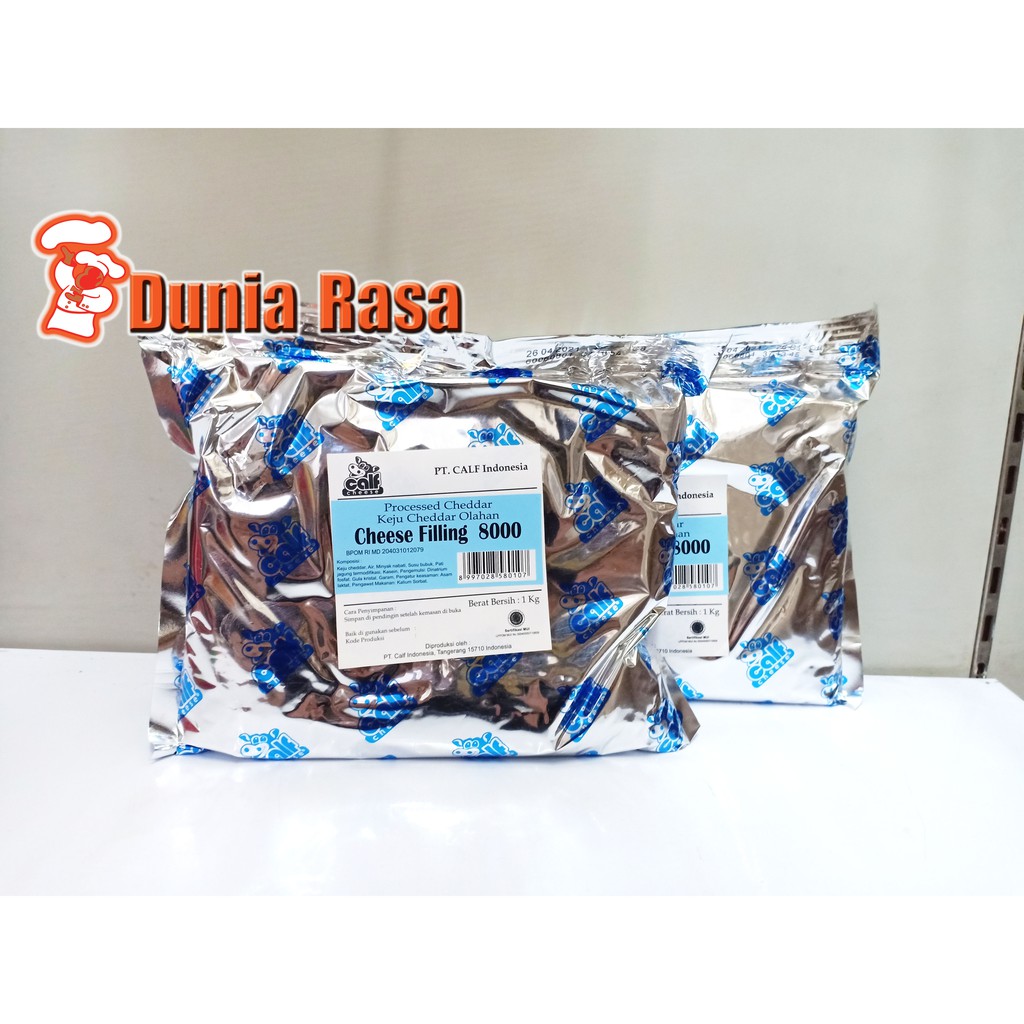 

Cheese Filling Calf 8000 1kg (Gratis MRJELLY Ekonomis 1 Sachet)