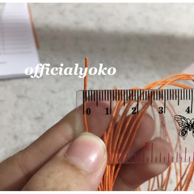 Tali Kulit tidak elastis buat gelang per bungkus (ukuran ada di gambar)