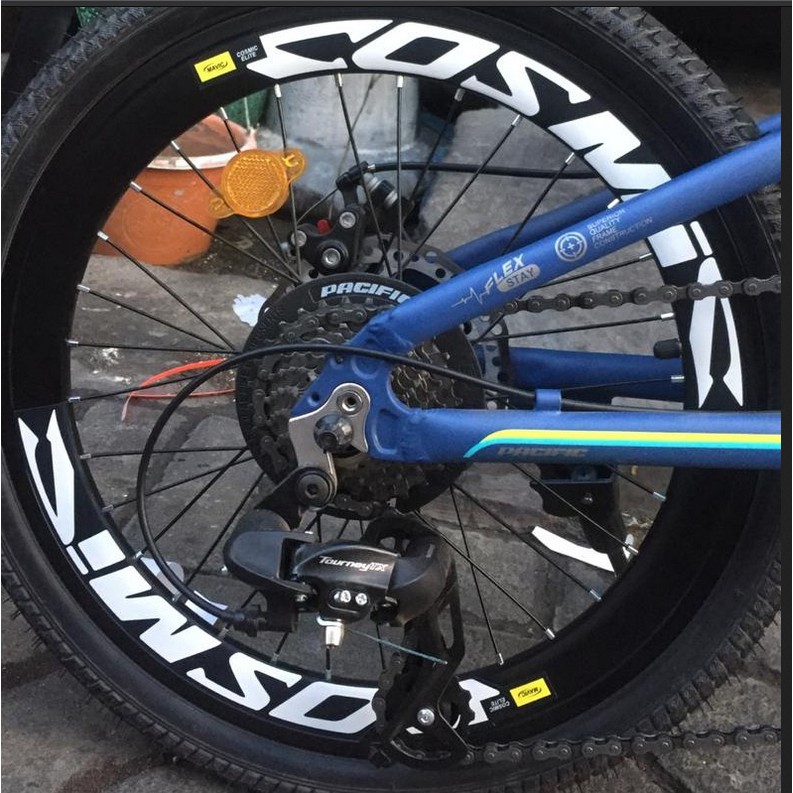 Cutting Sticker Velg Cosmic Rim 20 Inchi 8 Buah