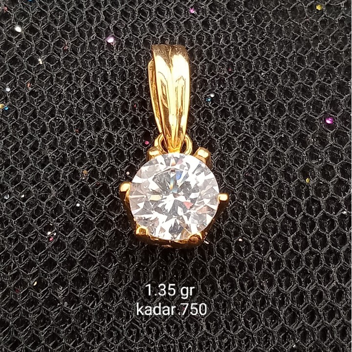 Liontin Emas 17K - 1.35 gr Kadar 750 - 1702