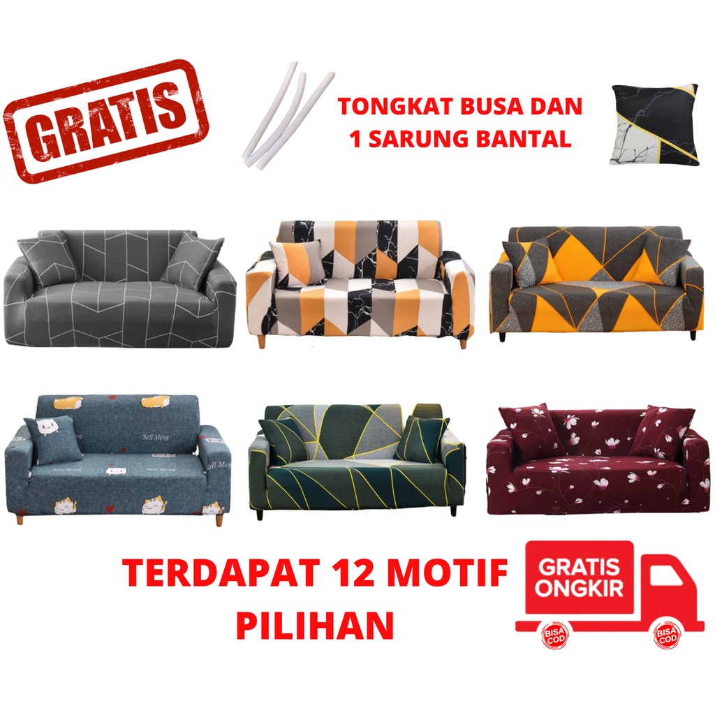 CS118A COVER SOFA BED SARUNG SOFA BED COVER SOFA 1 2 3 4 SEATER SARUNG SOFA 1 2 3 4 SEATER