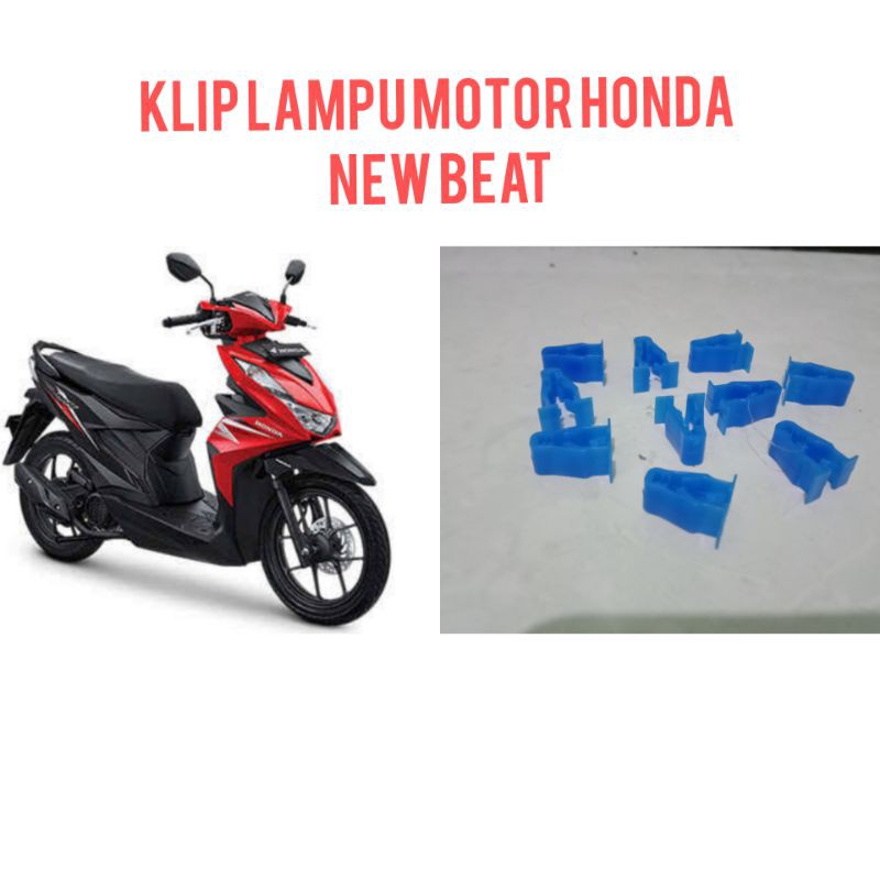 KLIP LAMPU MOTOR HONDA NEW BEAT