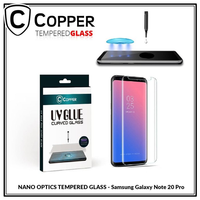 Samsung Galaxy Note 20 Ultra - COPPER Nano Uv Glue Tempered Glass