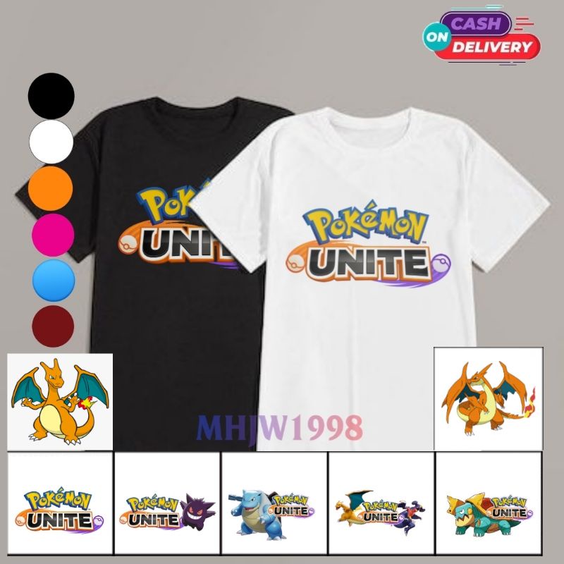 baju kaos anak pokemon unite game/kaos anak pokemon unite/bajubanak pokemon unite karakter/pokemon U