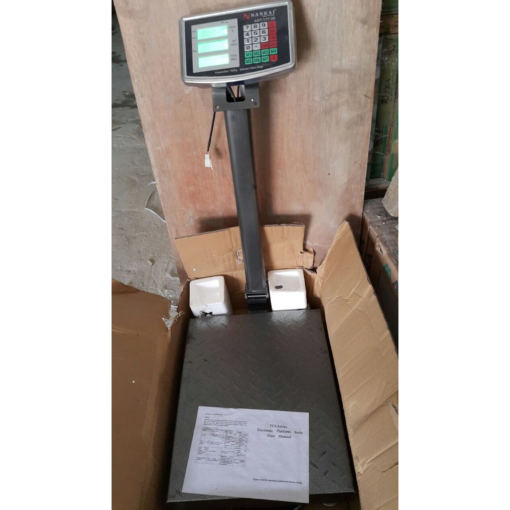 PROMO TIMBANGAN duduk digital 150 KG / 150kg NANKAI harga 100kg