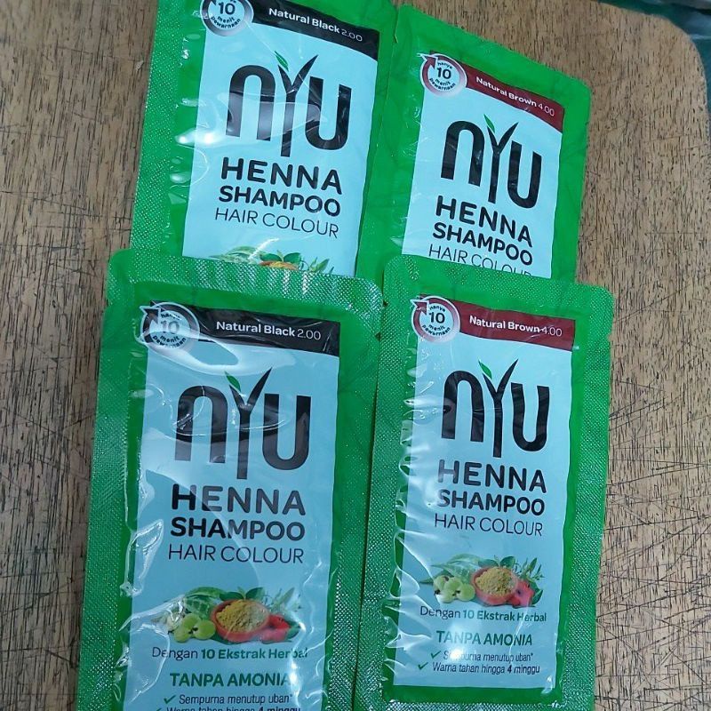 NYU Henna Shampo Hair Colour Sachet