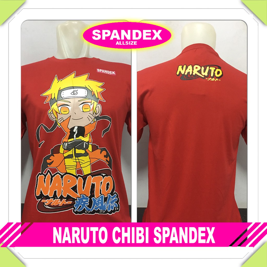 Kaos Baju Distro Kartun Animasi NARUTO CHIBI Naruto T4856