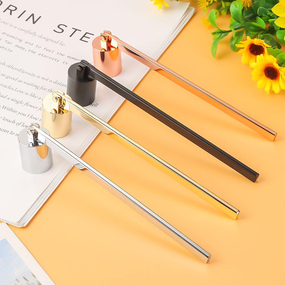 Populer Candle Snuffer Extinguisher Praktis Gagang Panjang Bentuk Silinder Scented Candle Extinguisher