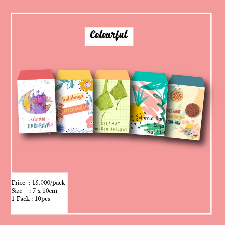 

Amplop THR Lebaran (Motif Colourful)
